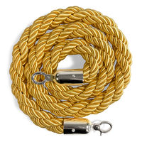 Braided Barrier Rope, Gold/Silver