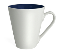 Mug Attila, white/dark blue