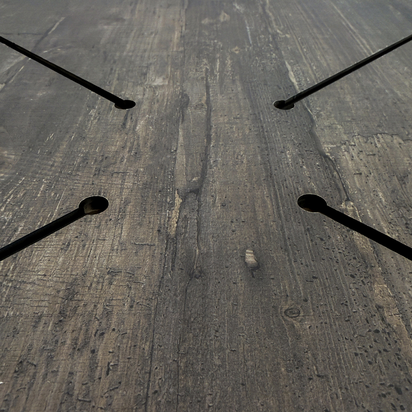 Tabletop CL Smoked Oak 69x69 cm