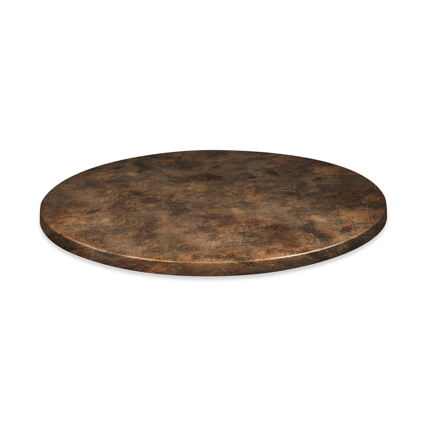 Blat Ø 60cm, Rustbrown