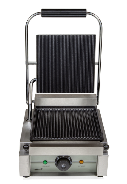 Grill kontaktowy, zebrowany