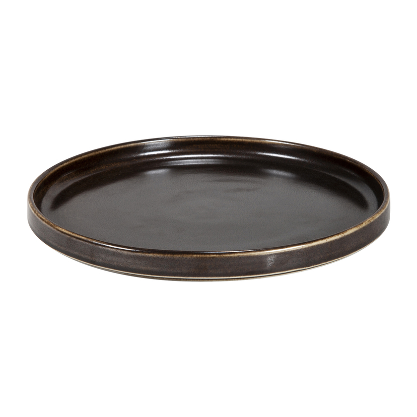 Plate flat Ø 27 cm Rhea, with edge
