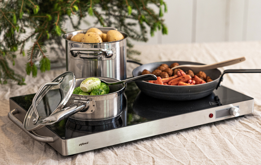 Warming tray, stainless steel