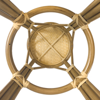Stool bar Paris, Creme fiberrattan