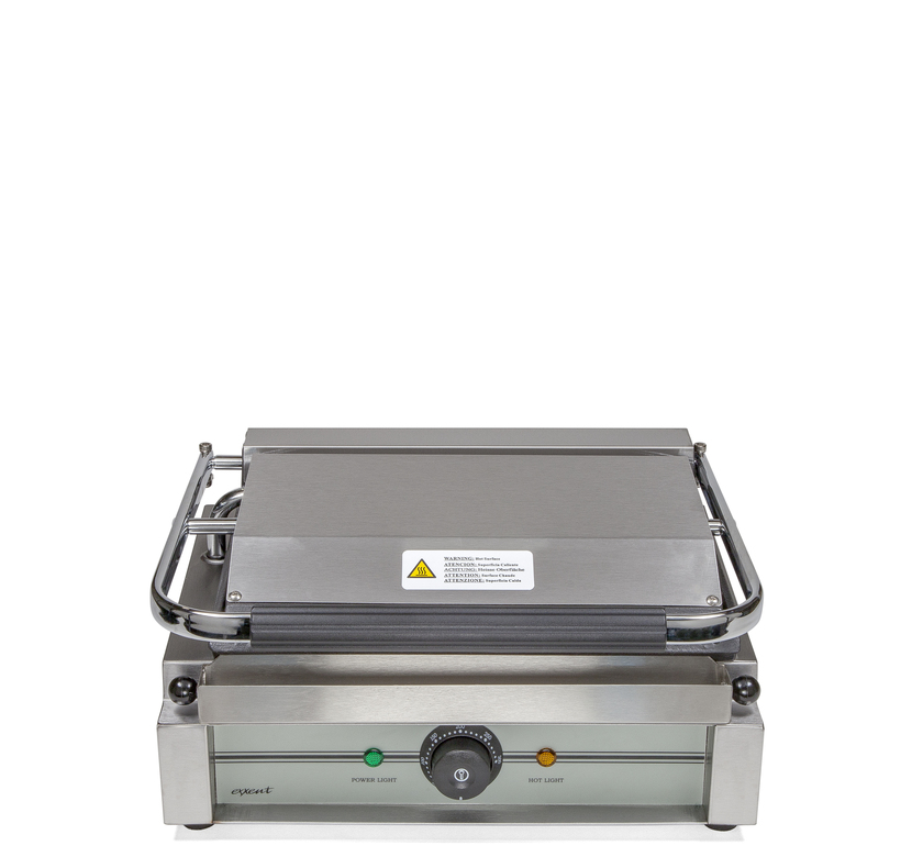 Contact grill Panini, ribbed