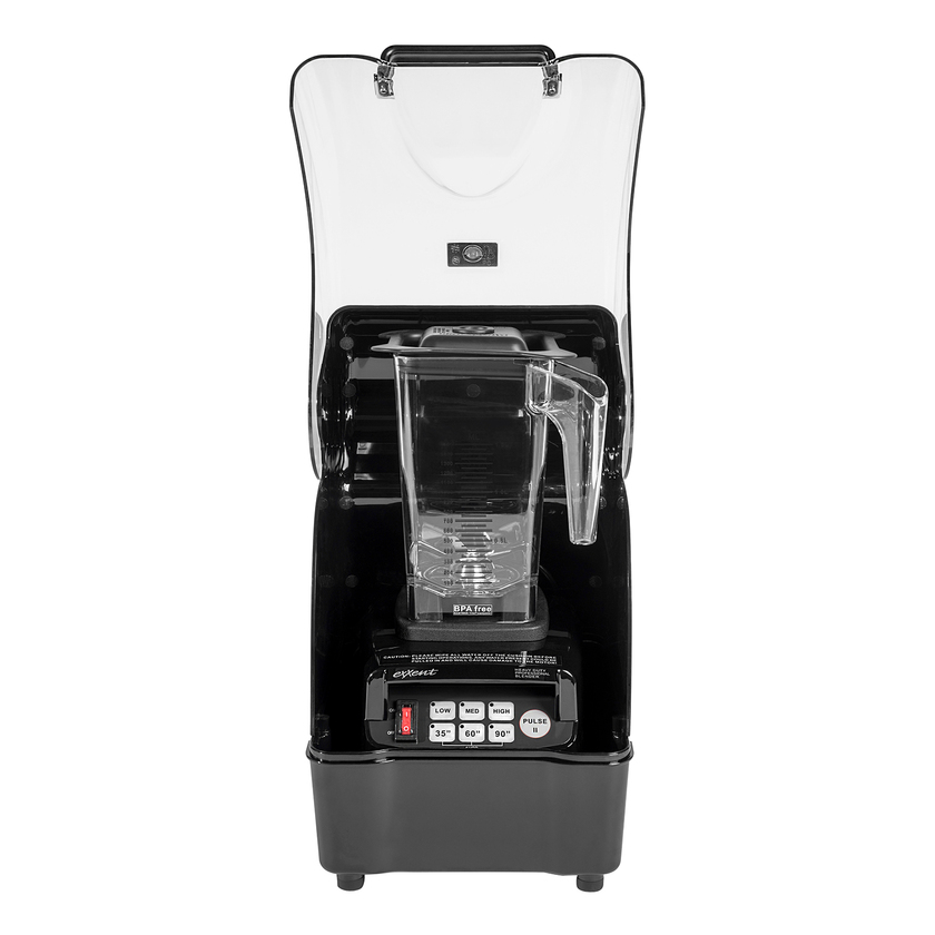 Blender with noise reducing box