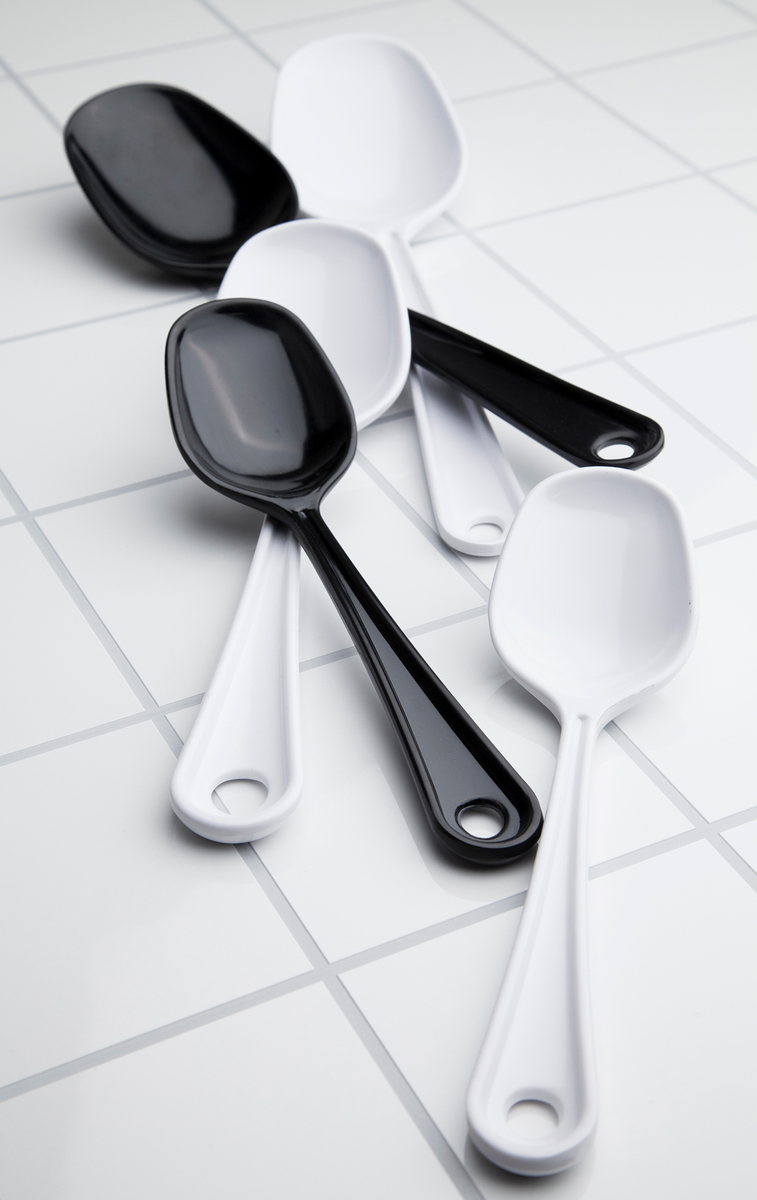 Serving spoon 21,5 cm, white