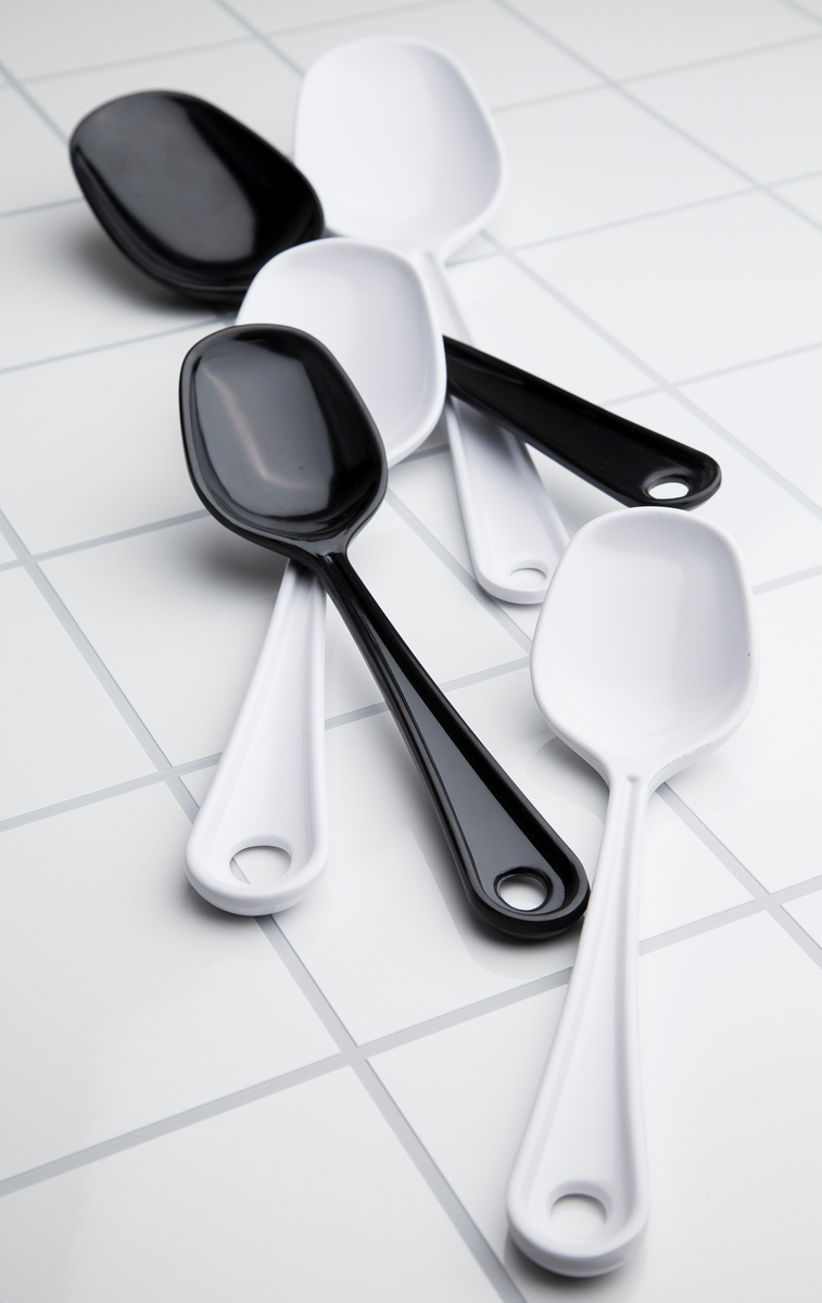 Serving spoon 21,5 cm, black