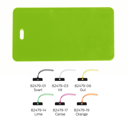 Bagasjelapp, lime