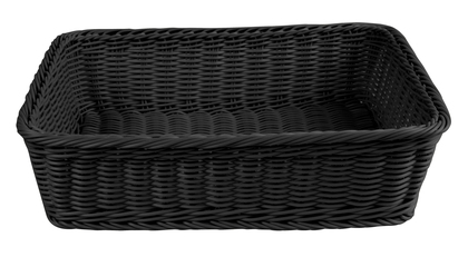 Koszyk na pieczywo 38x29 cm, czarny