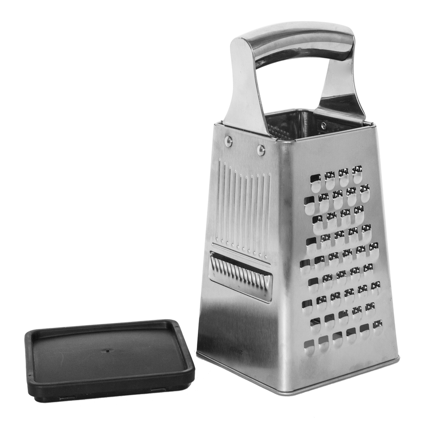 Grater with etched cuts