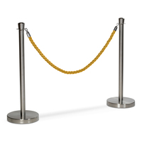 Braided Barrier Rope, Gold/Silver