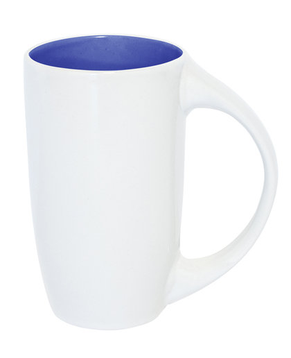 Kubek Diana, bialy/granatowy
