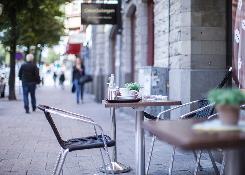 Fotel Alu-bistro, czarny