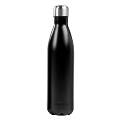 Terästermos 0,75L, musta