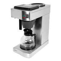 Coffee machine with manual refilling