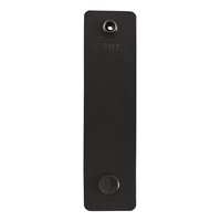Napkin ring Ø 3,5 cm black, 4 pcs