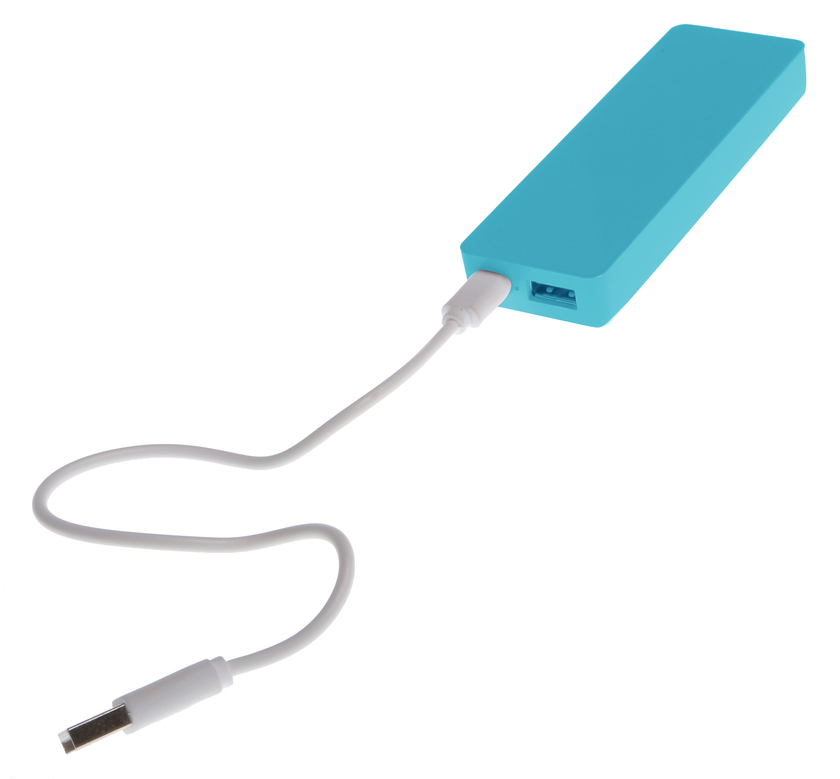 Power bank, turkusowy