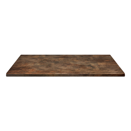 Table top 110x70, Rustbrown