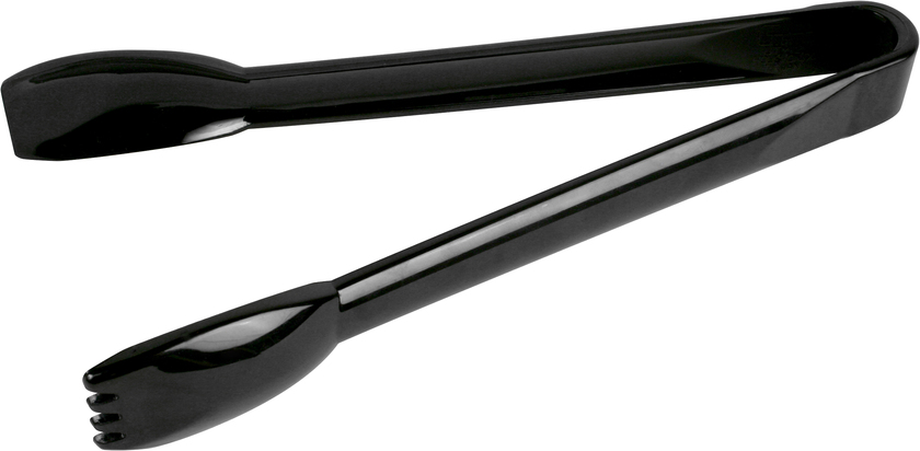 Salad tongs 30 cm, black
