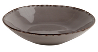 Plate deep Ø 22,5 cm Fortuna, grey